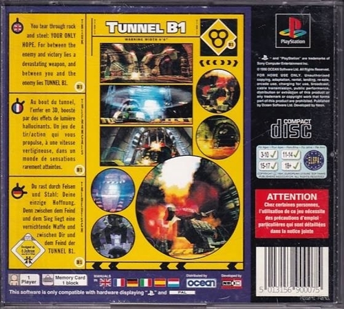 Tunnel B1 - Mangler Manual - PS1 (B Grade) (Genbrug)